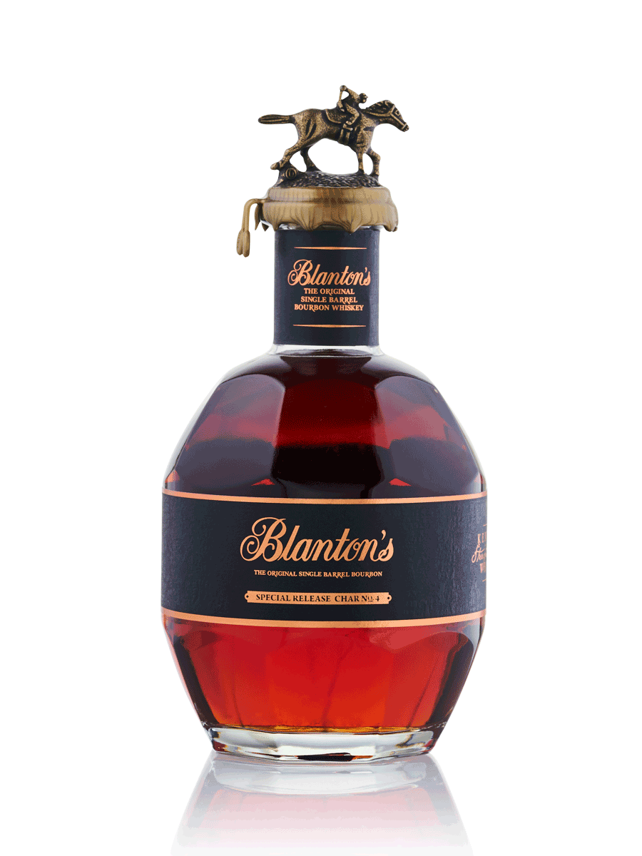 Blantons-Char-No4 a premium bourbon spirit by Teddy's Speakeasy