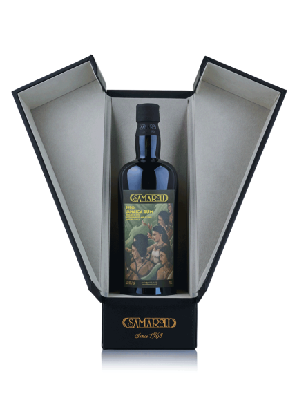 Samaroli-Jamaica-Rum inside the a premium rum spirit by Teddy's Speakeasy