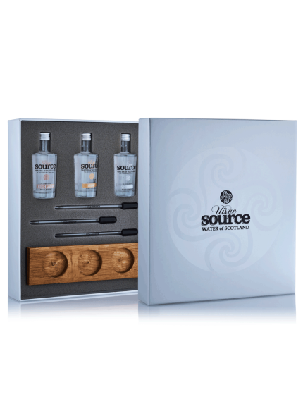 Uisge-Source-Water-Of-Scotland gift box by Teddy's Speakeasy