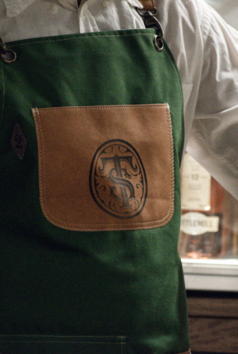 Teddy's Speakeasy logo on our t-shirt