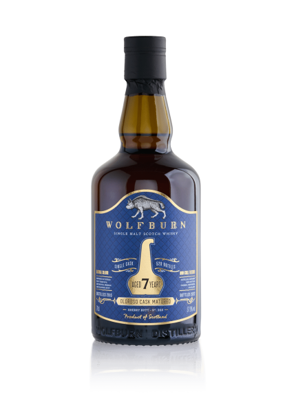 WOLFBURN-7YEARS-MASK-MATURED a premium whisky spirit by Teddy's Speakeasy
